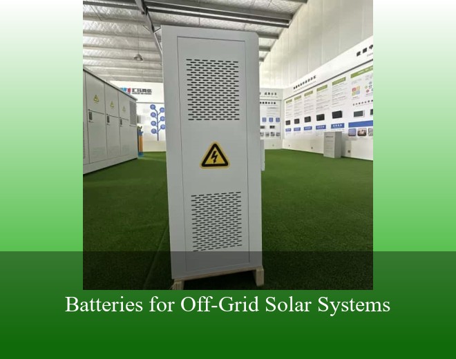 Batteries for Off-Grid Solar Systems